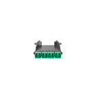 Panduit - HD Flex 4-port LC/APC Adapter Panel, Gre