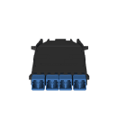 Panduit - OS2 HD Flex Cassette, 4-Port, 4-to-1 Con