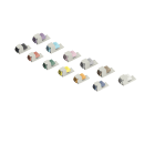 Panduit - LC SR/SR DUPLEX (WT) NON-KEYED ADAPTER,