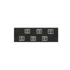 Panduit - FAP w/6 LC Duplex MM Adapters EI (Zirc)