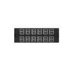 Panduit - 12 Position Keyed/Std (K-Slate) Duplex L