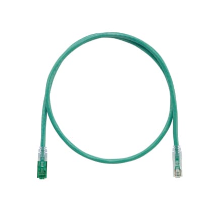 Panduit - Keyed Copper Patch Cord, Cat 6, Green UT