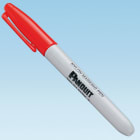 Panduit - Stylo pour utilisation sur collier d'identification en PA;encre rouge;Cdt:12