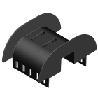Panduit - Cable Management Double Waterfall Base
