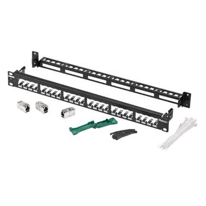 Panduit - 24-Port Modular Shielded Patch Panel wit