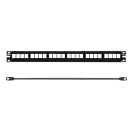 Panduit - NK Modular Patch Panel w/SRB, Flat, 24 P