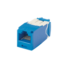 Panduit - Module jack avec cadre de montage Mini-Com? UTP RJ45,Cat 6A,TG,Bleu,Qté:100