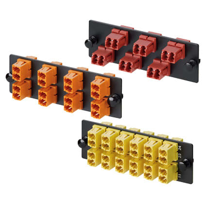 Panduit - 6 Position Keyed (C-Green) Duplex LC Ada