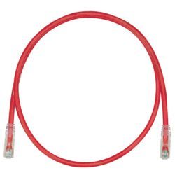 Panduit - Copper Patch Cord, Cat 6, Red UTP Cable,