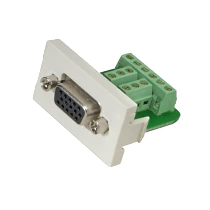 Panduit - 1/3 Insert, 15-Pin DB Connector Mounted