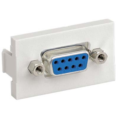 Panduit - 1/3 Insert, 9-Pin Female/Female Coupler,