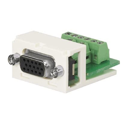 Panduit - D-Sub Connector, 15 Pin HD, Off White