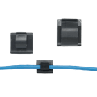 Panduit - Clip de cable adhésif;H.T;pour diamètre de 9,7mm max;P.A 6.6;Noir;Cdt.1000