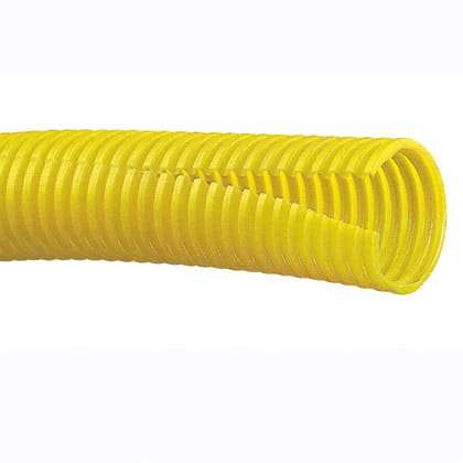 Panduit - Gaine annelée à paroi ouverte ; Couleur : jaune ; Diamètre intérieur (mm) : 37,6