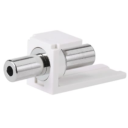 Panduit - Stereo Coupler, 3.5mm, Electric Ivory