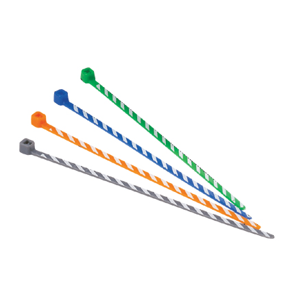 Panduit - Collier serrage Pan-Ty;99X2,5mm;PA 6.6 rayé vert/blanc (-60°C à 85°C);Cdt:50 (sa