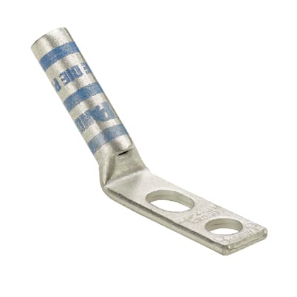 Panduit - Copper Compression Lug, 2 Hole, #6 AWG,