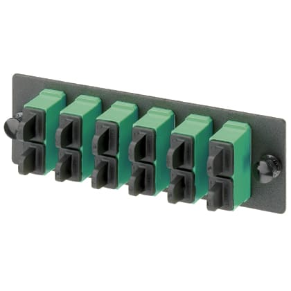 Panduit - FAP W/4 SC APC Dupl SM Adapters (AG) Zir