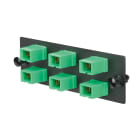 Panduit - FAP W/6 SC APC Simpl Adapters (AG) Zirco