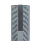 Panduit - Goulotte d'angle;PVC gris clair;6pieds x 2pouces;couvercle à ajouter; Cdt.6pieds