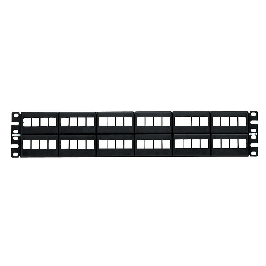 Panduit - NK Modular Patch Panel, Flat, 48 Port, 2