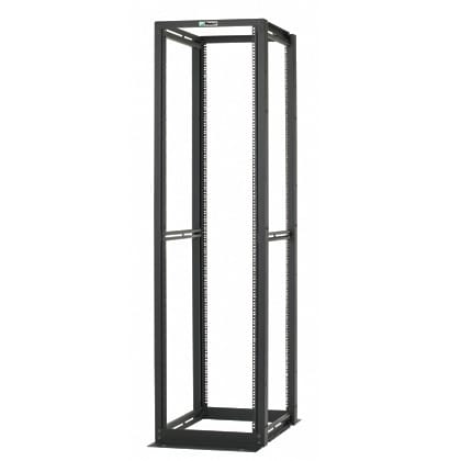 Panduit - 79" 4 Post Rack with Cage Nut Rails