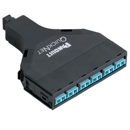 Panduit - 12-fiber OM4 optimized QN SFQ cassette,d