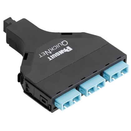 Panduit - 6-fiber QN SFQ cassette, OM3 (50/125µm)