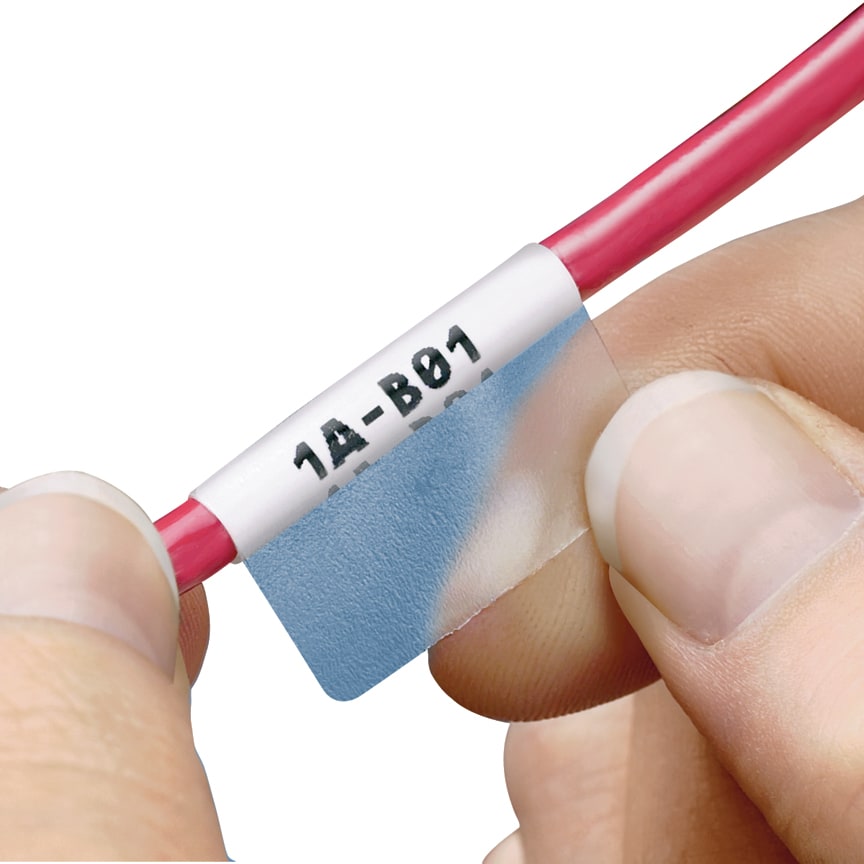 Panduit - Etiquette autoprotégée blanche;45,7x139,7x29,6mm;impr. laser/jet encre;Cdt.500