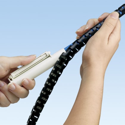 Panduit - Rouleau gaine fendue PAN WRAP;diamètre nom. 38,1mm;PE Nat. FR;long. 15,2m;Ctd.1