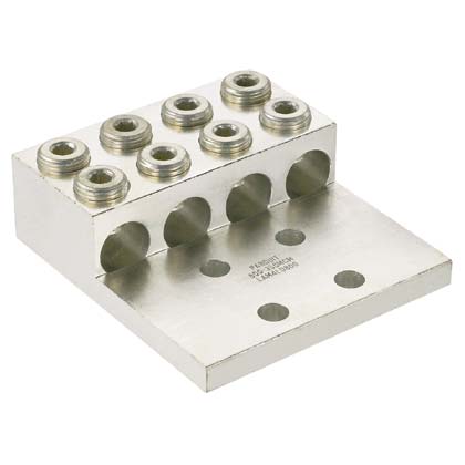 Panduit - Aluminum Mechanical Lug, 4 Hole, 4 Barre