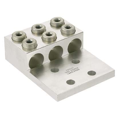 Panduit - Aluminum Mechanical Lug, 4 Hole, 3 Barre