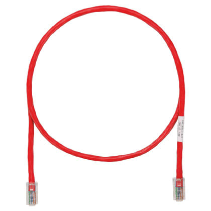 Panduit - Copper Patch Cord, Cat 5e, Red UTP Cable
