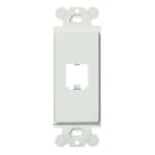 Panduit - GFCI Frame, 1 Port, White