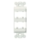 Panduit - GFCI Frame, 4 Port, White