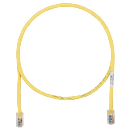 Panduit - Copper Patch Cord, Cat 5e, Yellow UTP Ca