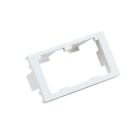 Panduit - Insert, 2 Port, 1/3 Size, Flat, White