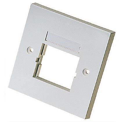 Panduit - UK 86mmx86mm, single gang faceplate fram