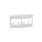 Panduit - Furniture Faceplate, 4 port, White