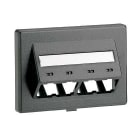 Panduit - Furniture Faceplate, 4 Port, Herman Mill