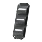 Panduit - Faceplate, 9 Port, Ackerman, Sloped Shut