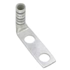 Panduit - Cosse 1 AWG 90° cuivre;2 trous 1/4";espacement 0,63";fût long;pour câble rigide;