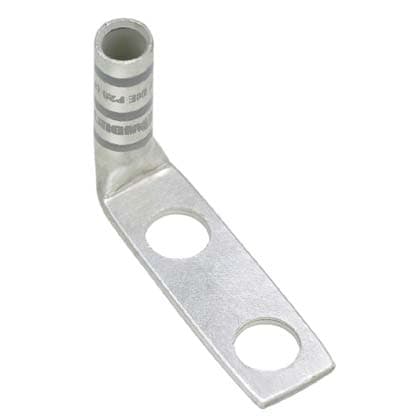 Panduit - Copper Compression Lug, 2 Hole, #4 - #3