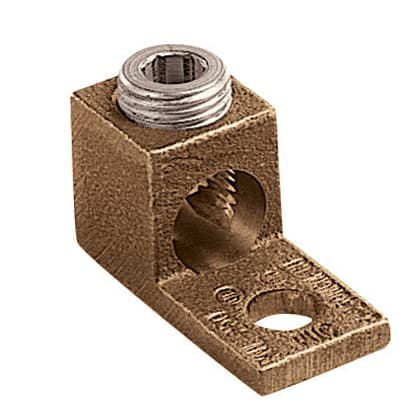 Panduit - Copper Mechanical Lug, 1 Hole, Straight