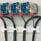 Panduit - Bande adhésive composé de plusieures embases de 19,00x19,00mm;ABS;Cdt.100