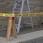 Panduit - Barricade Tape, 'Caution', 3" x 1000', B