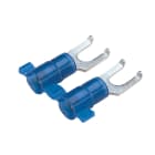 Panduit - Flanged Fork Terminal, nylon insulated,