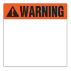 Panduit - Polyester Adhesive Label, 4" W x 4" H, W