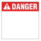 Panduit - Polyester Adhesive Label, 4" W x 4" H, D