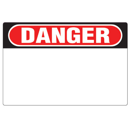 Panduit - Thermal Transfer Polyester, DANGER Label